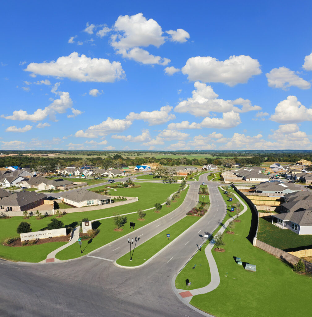 birds eye view of The Colony