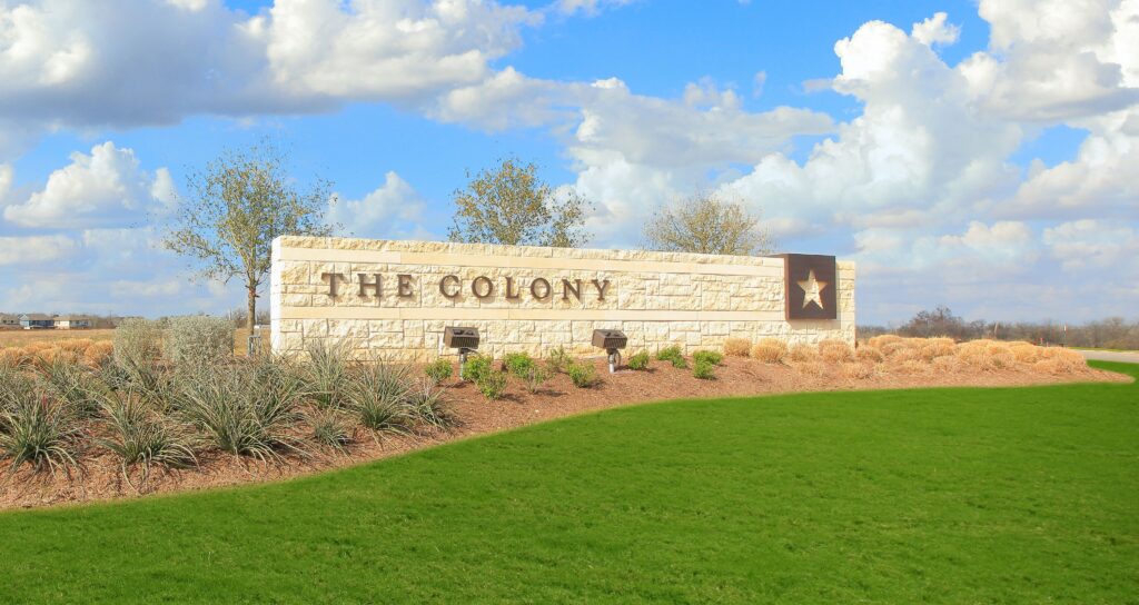 The Colony entrace